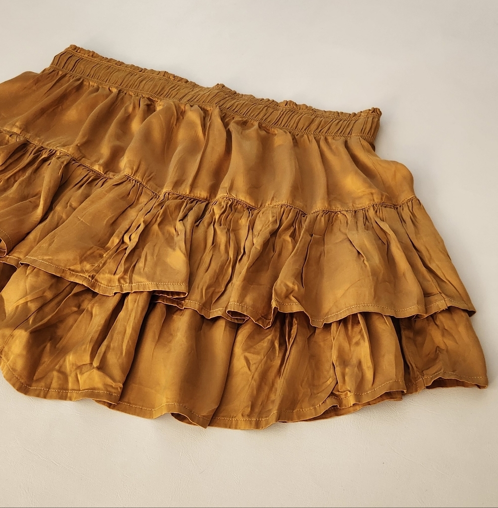 Aerie 'Sweat & Silky' Ruffle Tiered Mini Skirt - Picture 8 of 10
